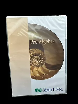 Pre-Algebra DVD New Factory Sealed Math U See • $21.99