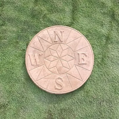 Compass Centre Paving Circle 600mm Patio Slab Stepping Stone • £15