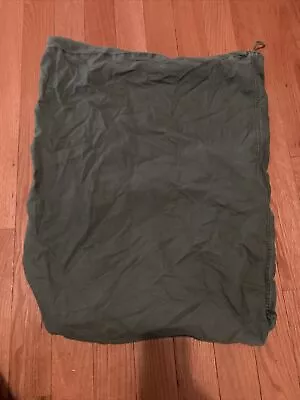 US Army BARRACKS BAG OD Green 100% Cotton Large Laundry Bag  USGI • $9.59