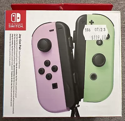 Nintendo Switch Joy-Con (L)/(R) - Pastel Purple/Pastel Green • $95