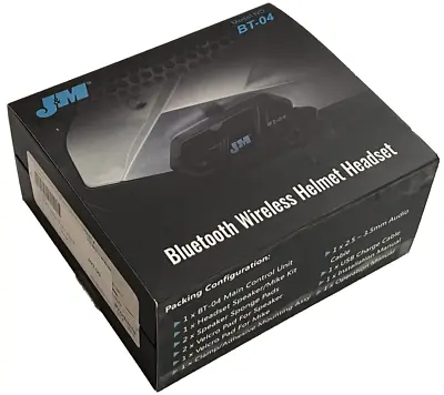 NEW J&M Elite BT-04 Series Bluetooth Headset HSBT-04EL-FFS • $392.99