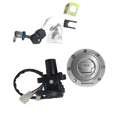 US For Yamaha YZF R1 R6 2004-11 Fuel Gas Cap Ignition Switch Seat Lock Key Set • $25.07