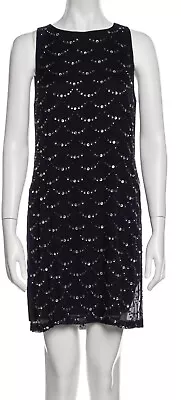 DVF Diane Von Furstenberg Navy Embellished Tunic Dress.    Size US 0. AUS 6. • $80