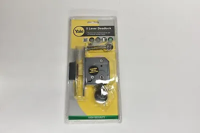Yale 5 Lever 64mm Mortice Lock Chrome Finish • £16