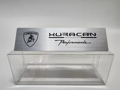 1/18 Lamborghini MURCIELAGO AVENTADOR HURACAN Metal Plaque For Autoart Kyosho MR • $7.50