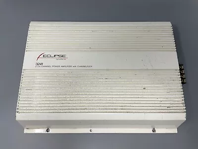 Old School Eclipse 3241 4/3/2 Bridgeable Channel Car Amplifier - White - SQ Amp • $181.42