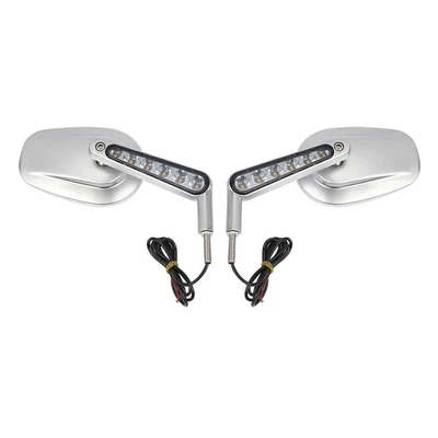 $91.89 • Buy Rear View Mirrors W/ LED Turn Signals Harley V-Rod Muscle VRSCF 09-2017w/ Signal