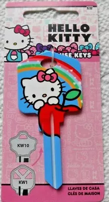 $5.99 • Buy 1 Sanrio HELLO KITTY Blue House Key Blank KW