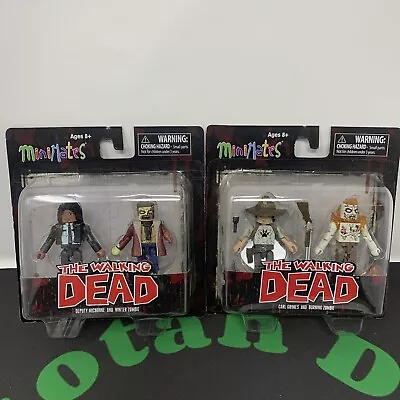 Walking Dead MINIMATES Series 6 Lot Deputy Michonne Zombie Carl Grimes • $20.90