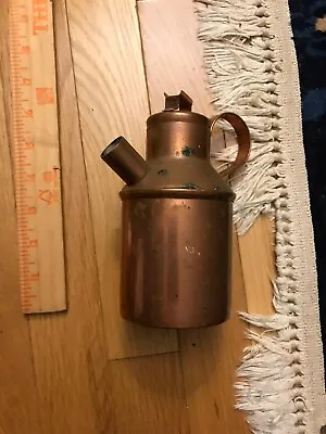 Vintage Campfire Copper Coffee Pot 6  Tall With Handle And Lid • $49.99