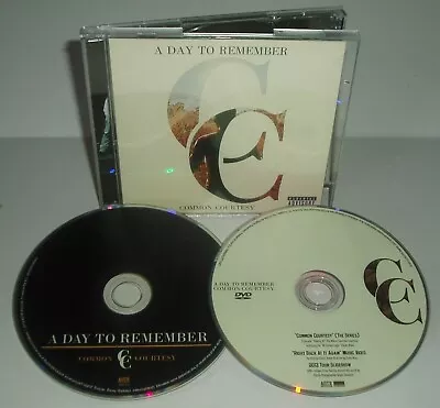 A DAY TO REMEMBER Common Courtesy [PA] Expanded CD & DVD Album ADTR012 • $15.89