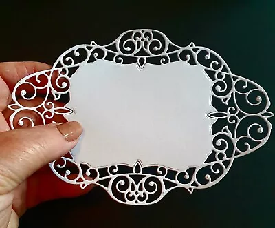 Die Cut Outs 4 Intricate Die Cut Frames Great For Card Making Paper Crafts • £2.98