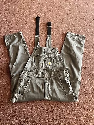 Carhartt Relaxed Fit Overalls 34x30 • $50