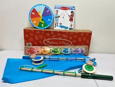 £10.39 • Buy Melissa And Doug Catch And Count Fishing Game Magnetic Pole Crafted Wood Playset