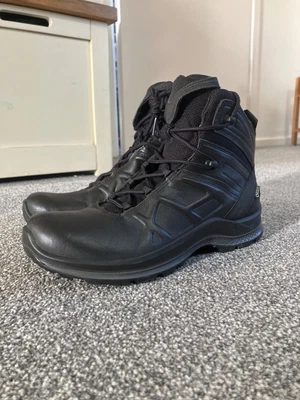 £20 • Buy Black Boots Size 6 Gore-tex HIAX Leather Army Airsoft Security