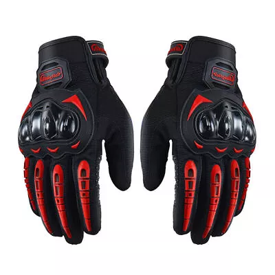 Motorcycle Full Finger Skeleton Gloves For Men Motorbike Motocross Riding Gloves • $12.39