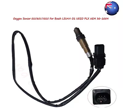 AU Wideband Oxygen Sensor For Bosch 0258017025 LSU4.9 O2 UEGO PLX AEM 30-2004 • $45.29