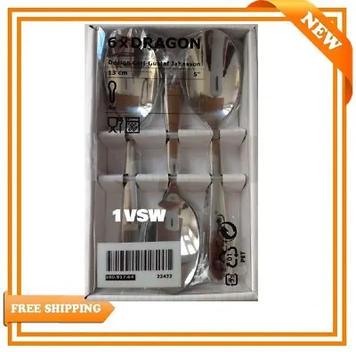 Ikea Cutlery Teaspoon 6 Pack Dragon 100.917.64 Brand New Original Boxed Item • £77.50