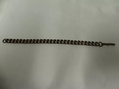 Vintage Solid Copper Curb Chain Bracelet 7  Wrist #2 • $6.99