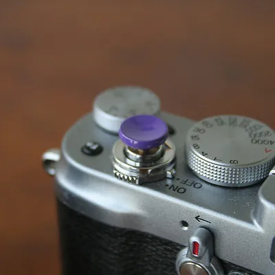 $12.50 • Buy Purple Concave Small Soft Release Button F/ Leica MP M8 M9 Fuji X100 Nikon Canon