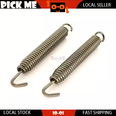 2Pcs Exhaust Spring Pipe Muffler 90mm For Honda CR80R 2002-2004 2005 2006 2007 • $7.76