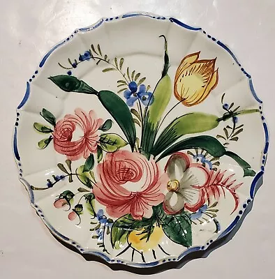 Vintage Italian Made Hand Painted 10 Inch Plate • $25