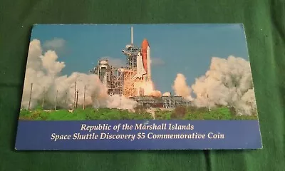 Republic Of The Marshall Islands SPACE SHUTTLE DISCOVERY $5 Commemorative Coin • $9.99