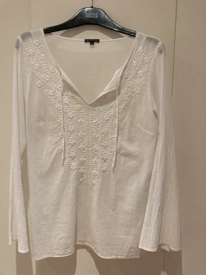 £1.99 • Buy M&S Limited Collection White Embroidered Cotton Tunic Top Size 10 - Boho, Beach