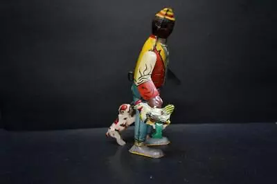 Antique 1920s Marx Hey Hey The Chicken Snatcher Wind Up Tin Toy Works • $750