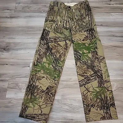 Vintage Cabelas Jeans Pants Mens 30   Realtree Camo Hunting Pants Made In USA • $41.52