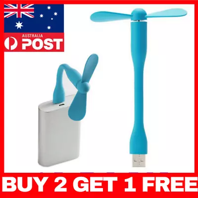 Mini USB Fan Portable Flexible Cooling For Power Bank Computer PC Laptop • $3.95