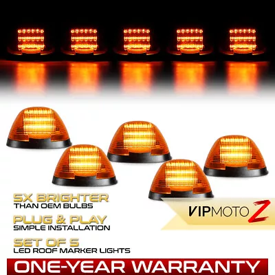 5PC LED Amber Roof Clearance Running Lights For 99-16 F250 Super Duty F350 F450 • $32.95