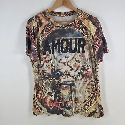 Life Is A Joke Mens T Shirt Size XS Amour Multi Colour Print Short Sleeve 073818 • £12.38