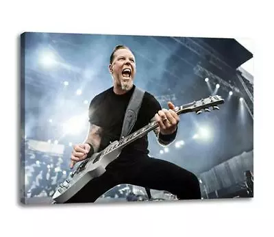£29.97 • Buy JAMES HETFIELD METALLICA BB1 CANVAS Wall Art Poster Photo Print 30x20 CANVAS