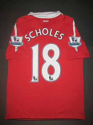 2010 Nike Manchester United Paul Scholes Jersey Shirt Kit England Authentic • $289.99