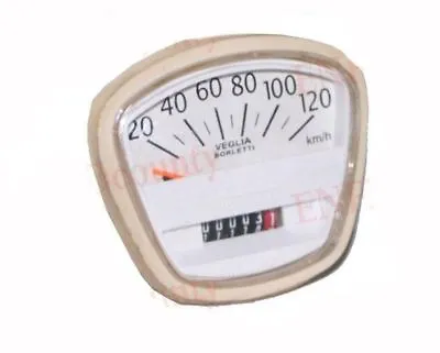 Lambretta White Face Speedometer 120kph Veglia Borletti Speedo SX TV Special • $27.19