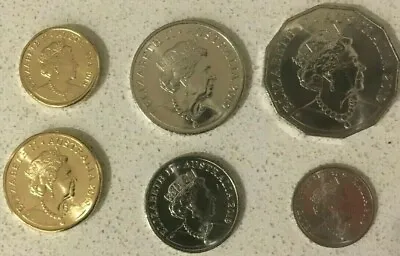 2019 Australian Coin Set - $2 $1 50 20 10 And 5 Cent Coins - NEW Effigy  • $15.95