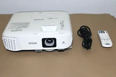 Epson PowerLite 980W 3LCD Projector 3800 Lumens HDMI. 1316 To 1439 Lamp Hrs Used • $175