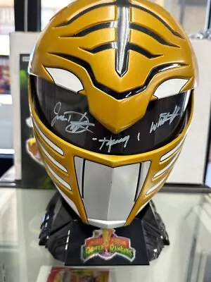 Mighty Morphin Power Rangers Legacy White Ranger Helmet SIGNED JDF JASON D FRANK • $1000