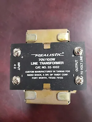 Realistic 70V/100W Line Transformer 32-1032 • $25