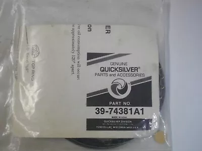 Mercury Marine Quicksilver MerCruiser 39-74381A1 Piston Ring Set OEM 224 CID • $46.99