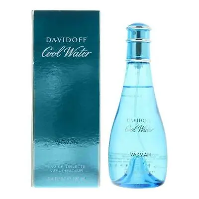 DAVIDOFF Cool Water Woman 100ml EDT For Her BRAND NEW Authentic • £18.99