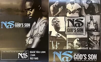NAS GOD’S SON 2002 24x30 1-SIDED PROMO POSTER NEVER DISPLAYED COLUMBIA RECORDS • £19.28