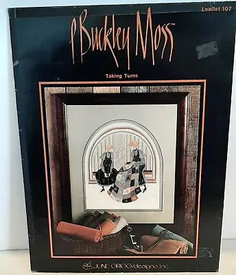 P Buckley Moss TAKING TURNS Cross Stitch Chart 107 June Grigg Designs RETIRED • $10.99