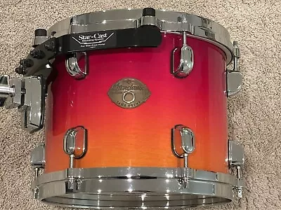Tama Starclassic 10 X 8 Birch Tom In Aztec Red Fade Lacquer Starcast Mount • $290