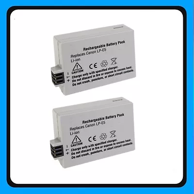 2x LP-E5 Better Battery For Canon EOS 450D 500D 1000D • $26.90