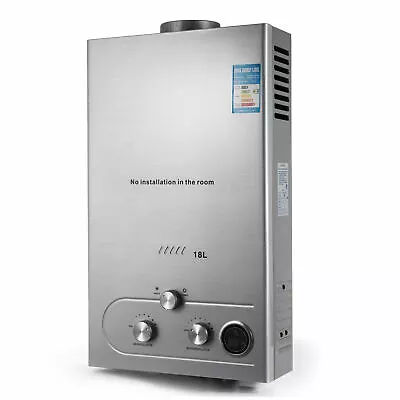 $178.80 • Buy 18L 5GPM Portable Tankless Hot Water Heater Campers Propane Gas LPG Instant