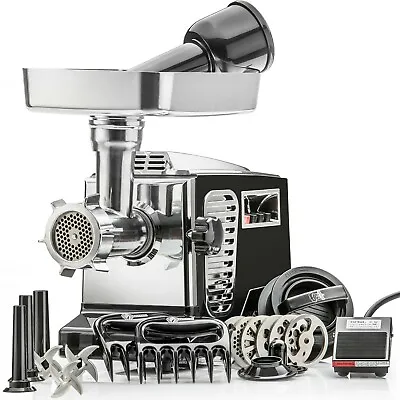 STX Turboforce II  Platinum  W/Foot Pedal Electric Meat Grinder Sausage Stuffer • $204.80