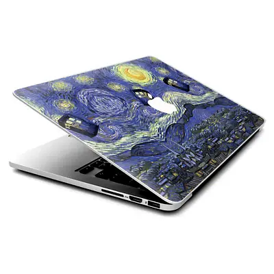 Skin Decals Wrap For MacBook Pro Retina 13  - Tardis Starry Night • $15.98