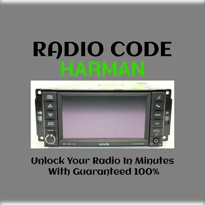 ANTI-THEFT HARMAN RADIO CODE SERIES MyGIG NTG4 RER C STEREO PINCODE SERVICE • $3.99